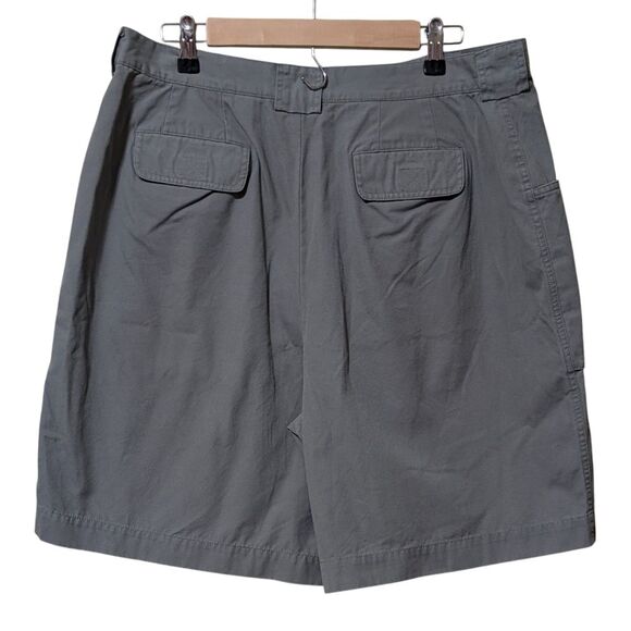 Eddie Bauer Hip Hop Cargo Shorts size 18 Tall cotton hiking camping granola - Picture 2 of 10